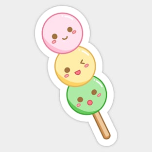 Kawaii Dango Sticker